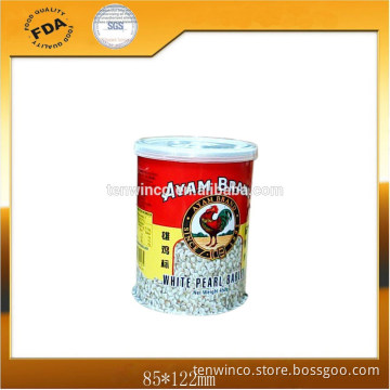 Round Powder or Spice Tin Can with Sealed Lid